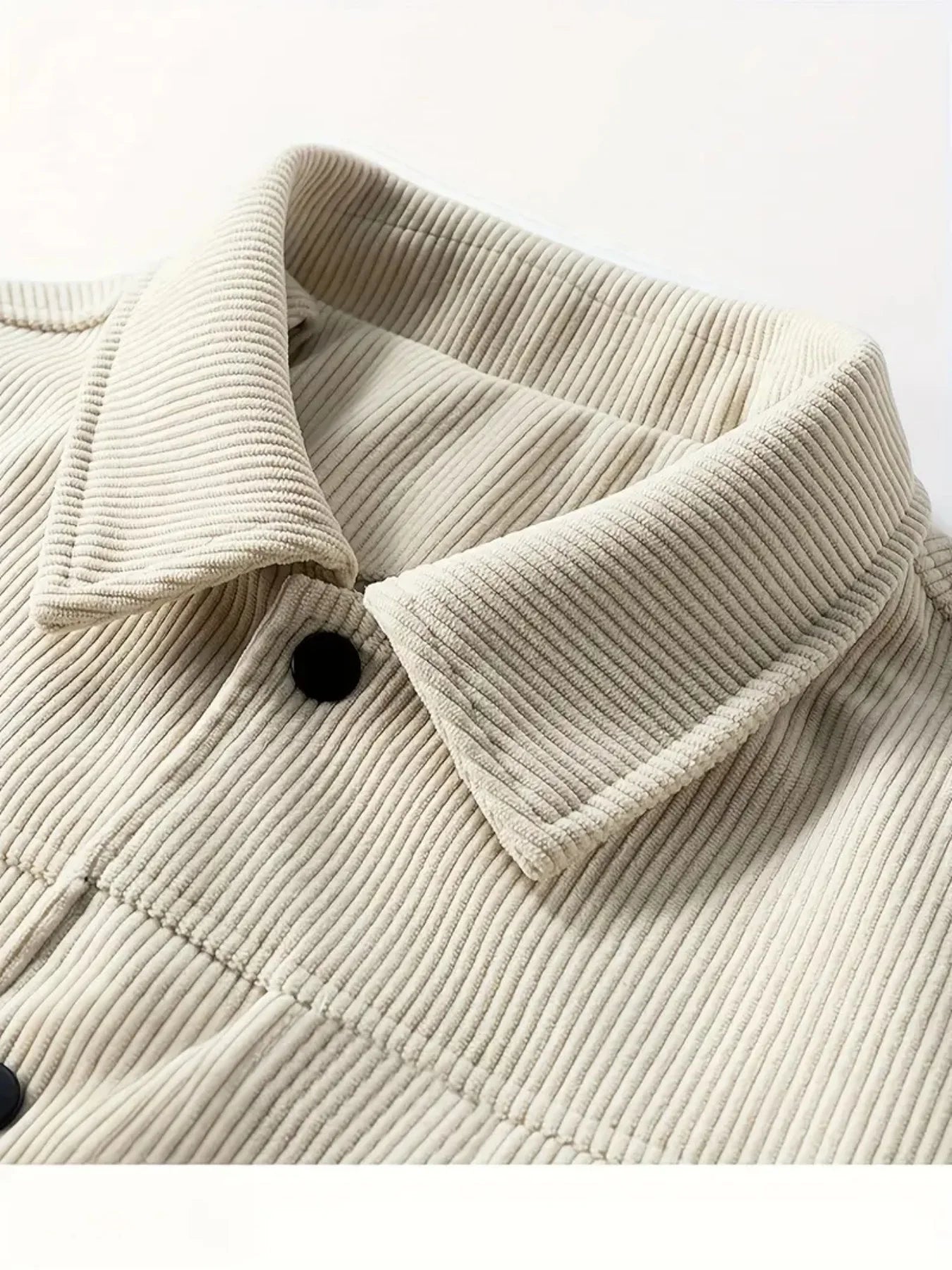 The 2025 new autumn corduroy jacket for men with a lapel, a trendy Japanese style loose coat