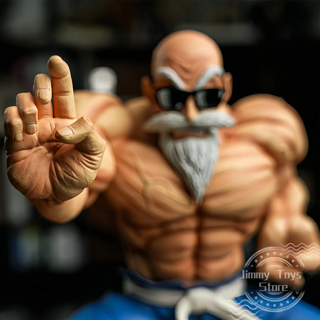 10cm Anime Dragon Ball figure GK Muscle Master Roshi Goku Kame Sennin Figurine PVC Action Figure Model Children Dolls Gift Toys