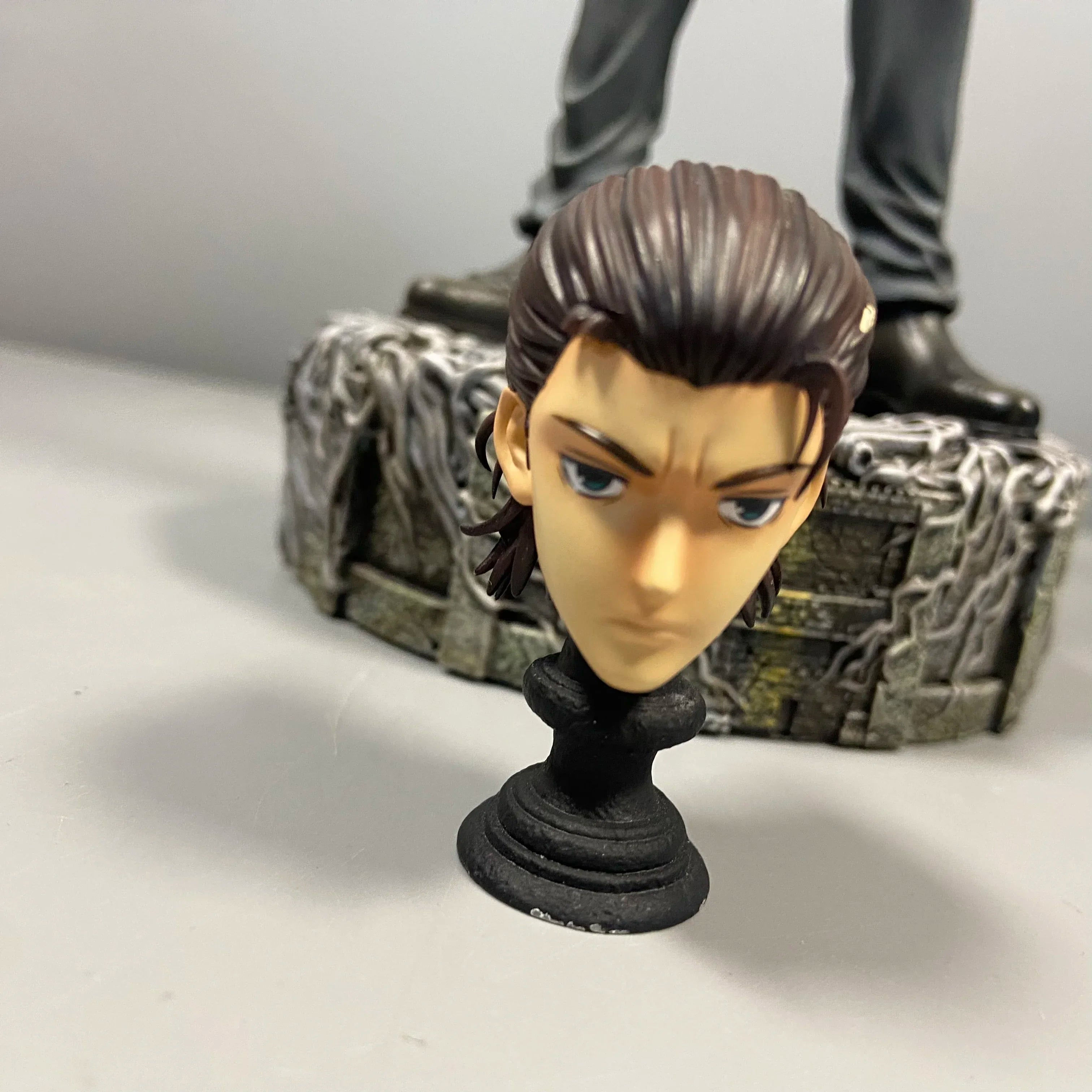 NEW 30cm Attack On Titan Anime Figure Eren Jaeger Action Figure Jaeger Survey Corps Statue Figurine Model Doll Toy Christmas
