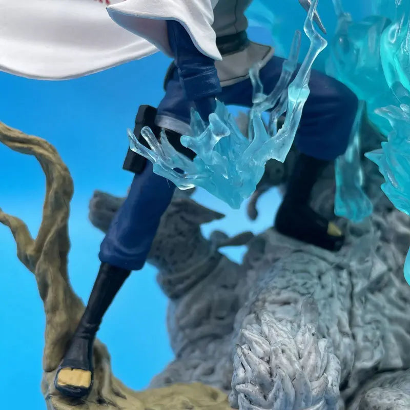 Naruto Anime Figure GK Hatake Kakashi 22cm Action Figure PVC Cartoon Characters Desktop Ornaments Friends Birthday Gifts Toys