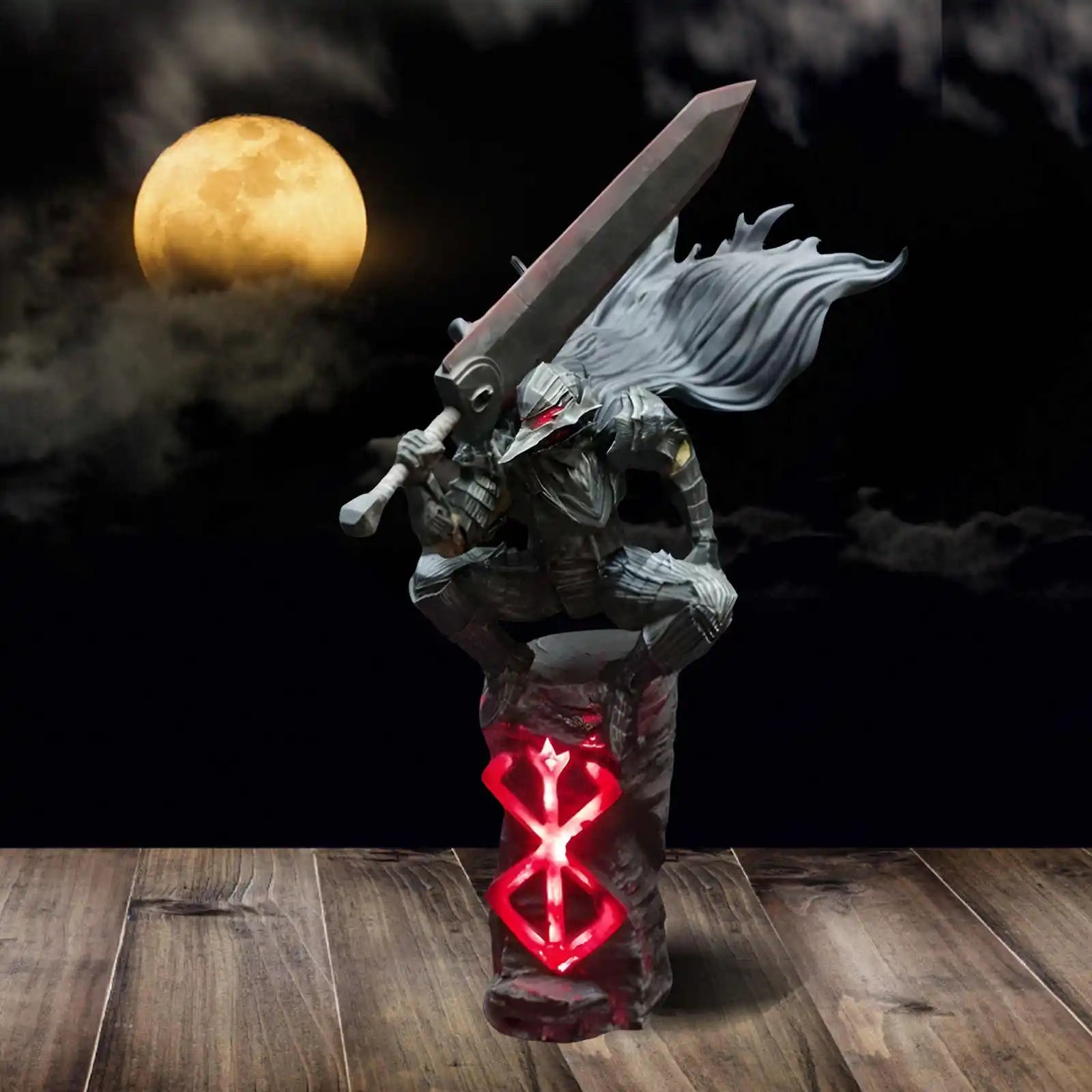 Hot 25cm Berserk Guts High Quality Anime Figure Guts Berserker Armor Action Figure Black Swordsman Figurine Model Toy Gifts