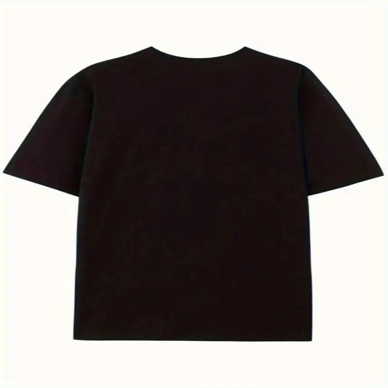 2025 Men's Summer Graphic Print Y2k T-shirt Man Woman Short Sleeved Luxury Tees Clothing Loose Pure Cotton Soft Tops Fashion