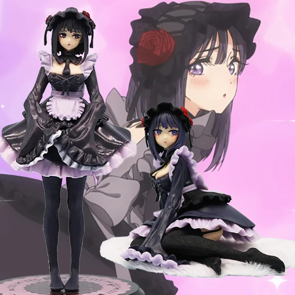 My Dress-Up Darling Anime Figure - Kitagawa Marin Black Maid Outfit Action Figure Shizuku Kuroe Figurine Collection Model Toy