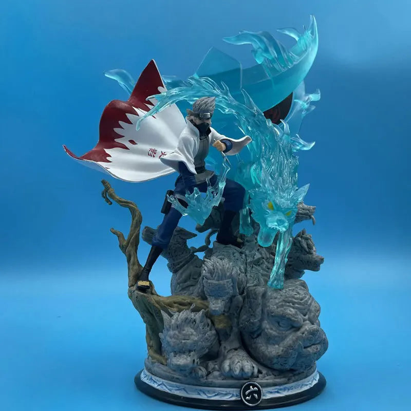 Naruto Anime Figure GK Hatake Kakashi 22cm Action Figure PVC Cartoon Characters Desktop Ornaments Friends Birthday Gifts Toys