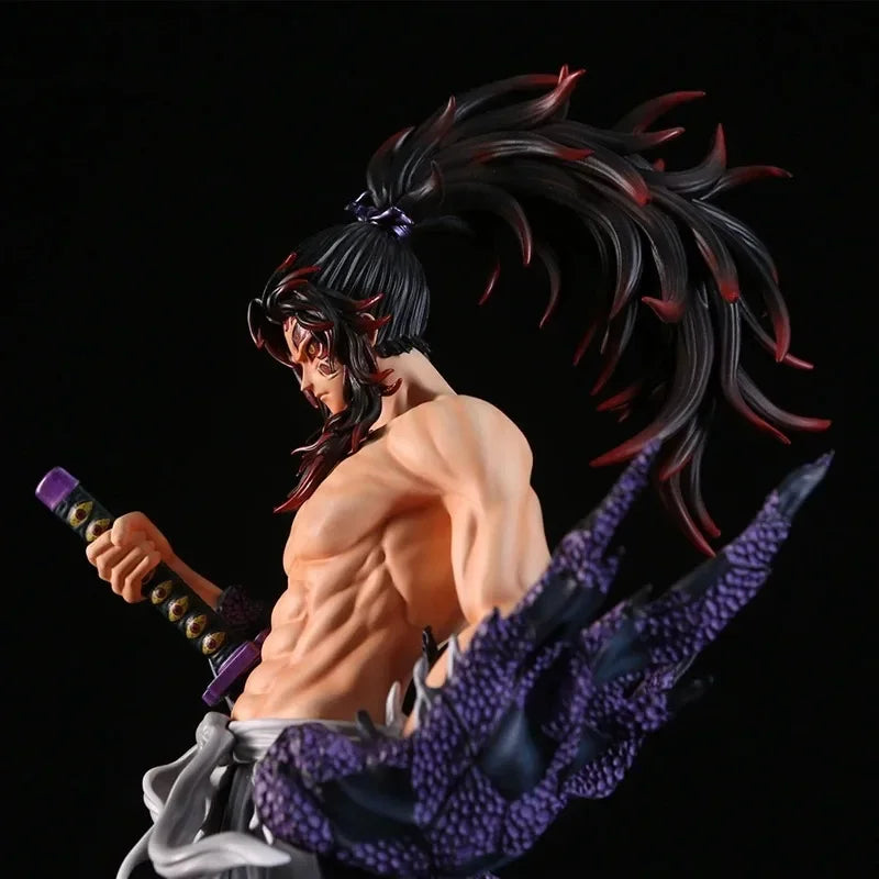Anime Demon Slayer Kimetsu No Yaiba Figure Giyuutarou Daki Kokushibo Tsugikuni Yoriichi Douma Inosuke Action Figures Model Toys