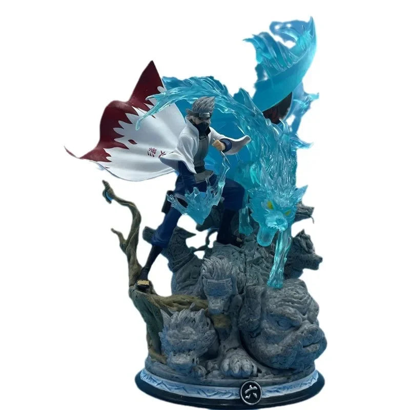 Naruto Anime Figure GK Hatake Kakashi 22cm Action Figure PVC Cartoon Characters Desktop Ornaments Friends Birthday Gifts Toys