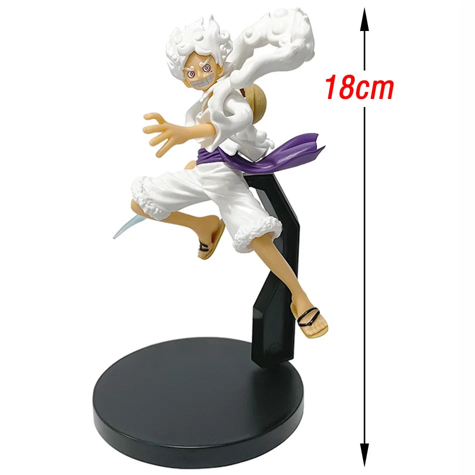 In Stock 18cm Anime Toy ONE PIECE Figure   Nika Monkey D Luffy Action Figures Dolls Pvc Model Collectible Statue Toy Gift