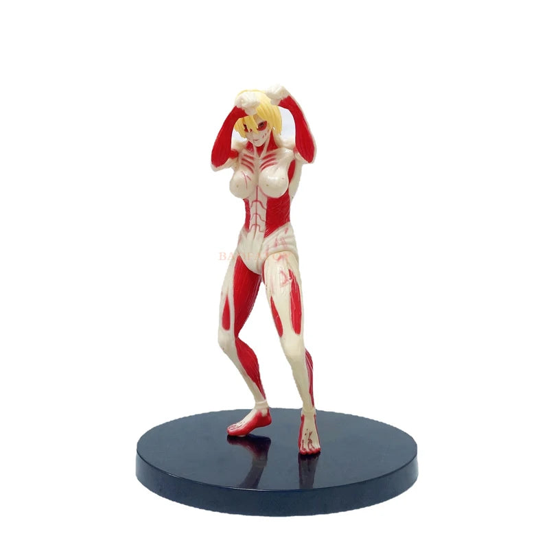 28cm Attack on Titans Levi Ackerman Action Anime Figura Kawai Eren Jaege Mikasa Ackerman The Armored Titan Figure Cute Doll Toys