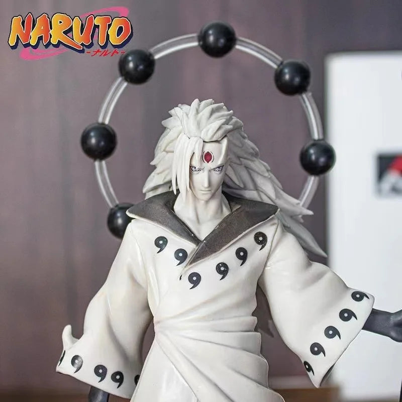 Naruto Anime Figure Model 28cm Uchiha Madara Action Figure PVC Statue Collectible Kids Toys Gift