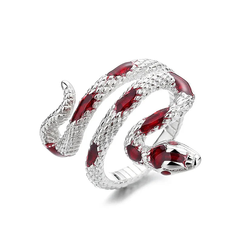 New Fashion Snake Ring Clothing Party Dance Creative Animal Ring Jewelry Accessories Party Gift Wholesale