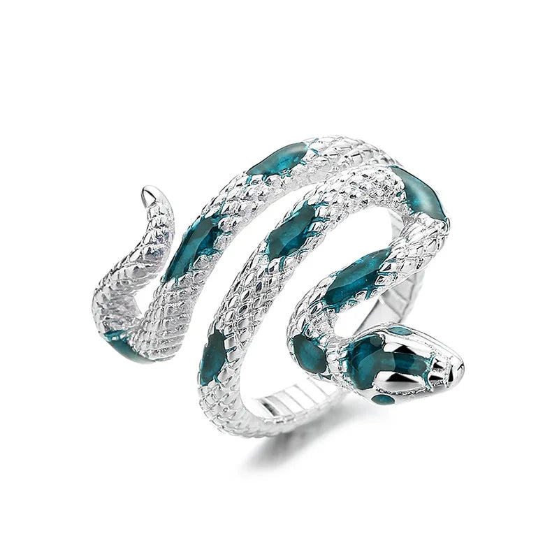 New Fashion Snake Ring Clothing Party Dance Creative Animal Ring Jewelry Accessories Party Gift Wholesale