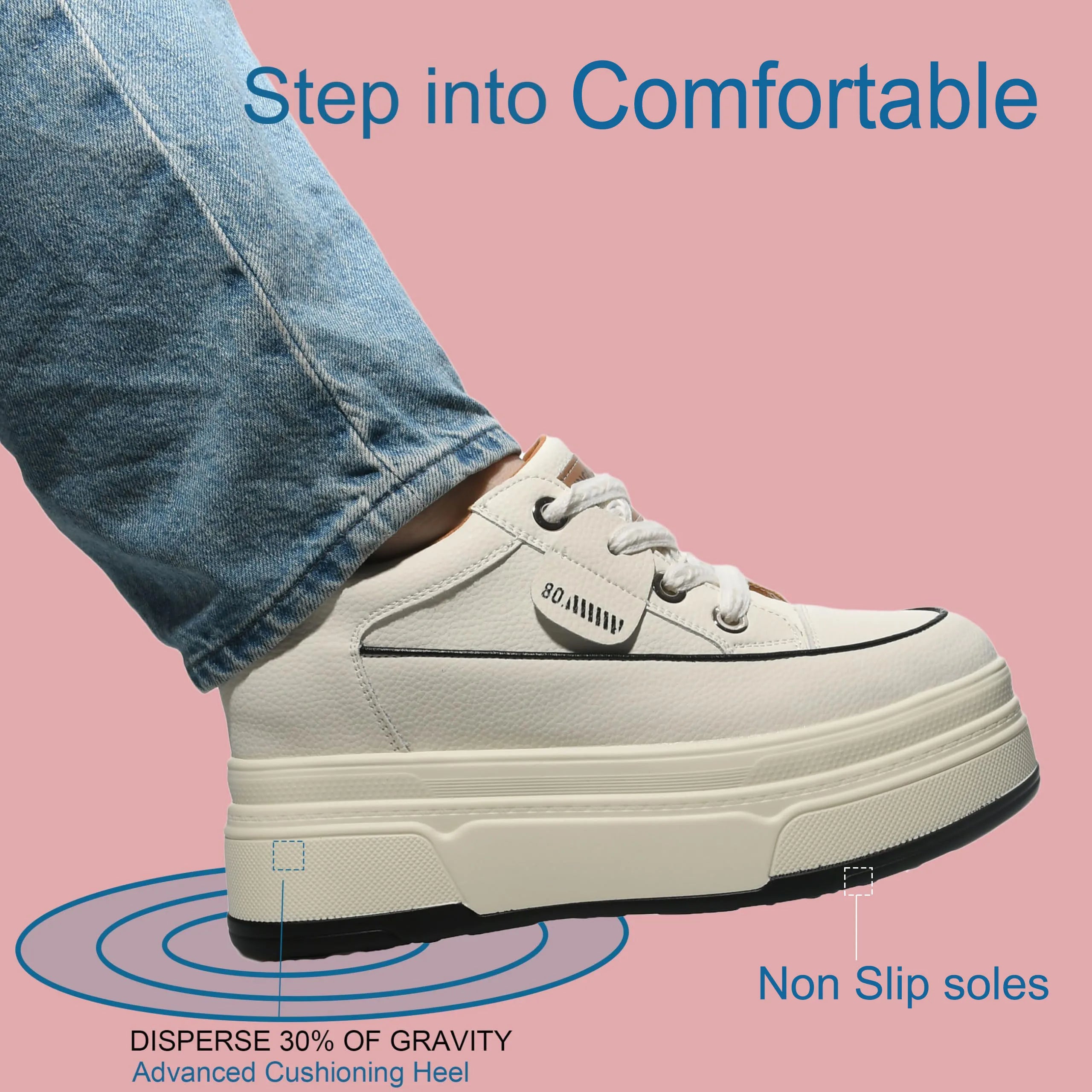 Fujin 9cm Cow Suede Genuine Leather Women Vulcanized Shoes Platform Wedge Skate Boarding High Brand Heels Casual Summer Shoes