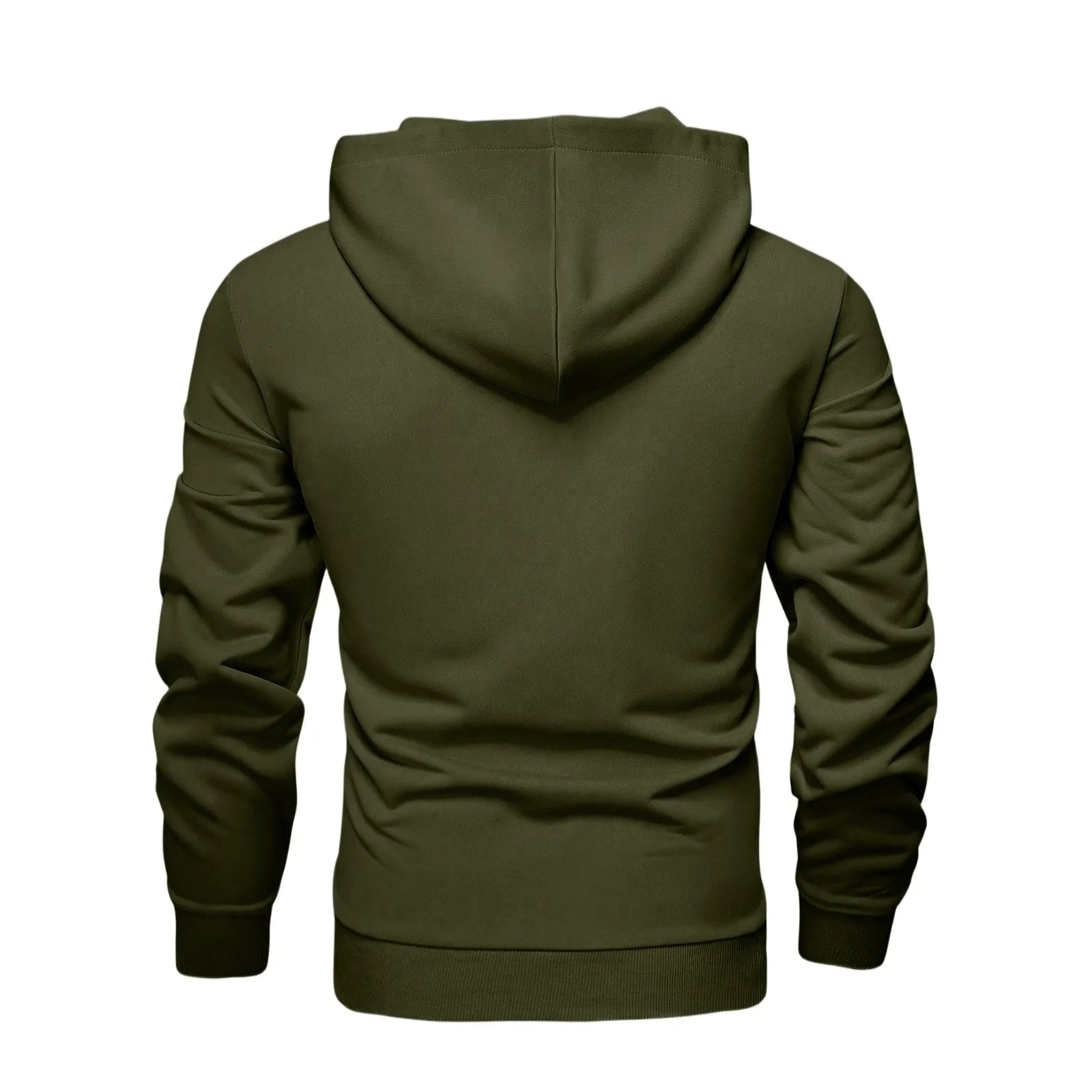 Men Autumn New Sweatshirt Tops Simple Solid Fitting Button Zipper Hoodie Daily Casual Sports Street Matching Pullover Sweatshirt