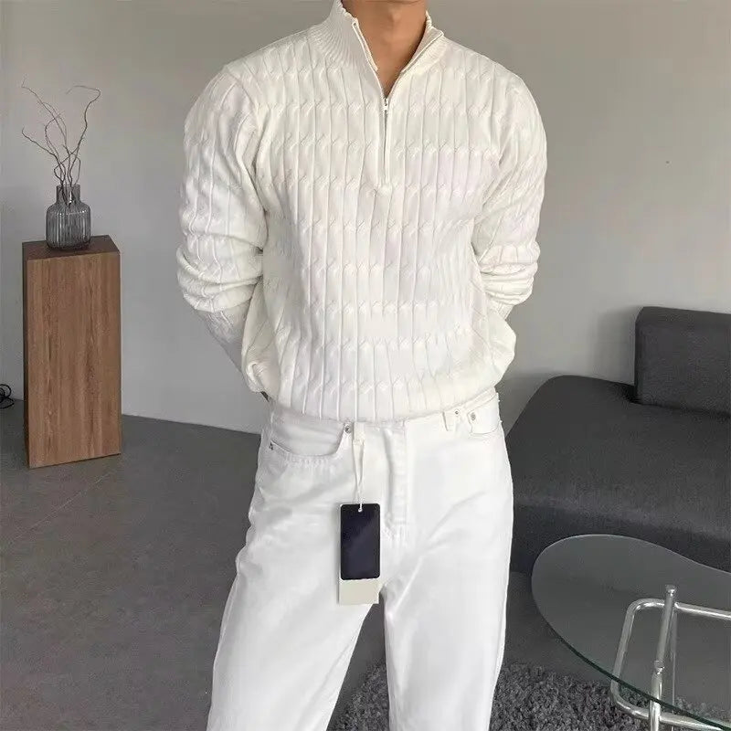 Luxury Sweaters Men Sweater Jersey Korean Reviews Many Clothes Knitwear Cardigan Autumn Men's Clothing Mens Coat Hırka