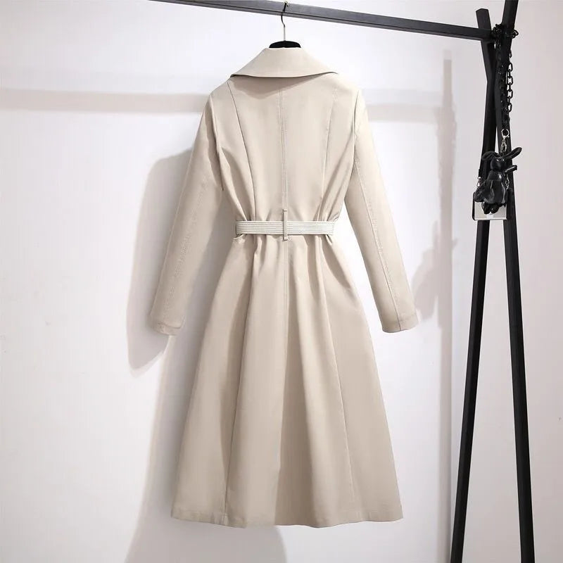 Trench Coat for Women Mid-length 2025 Autumn New Women's Fashion Temperament Casual Spring and Autumn Coat Jacket