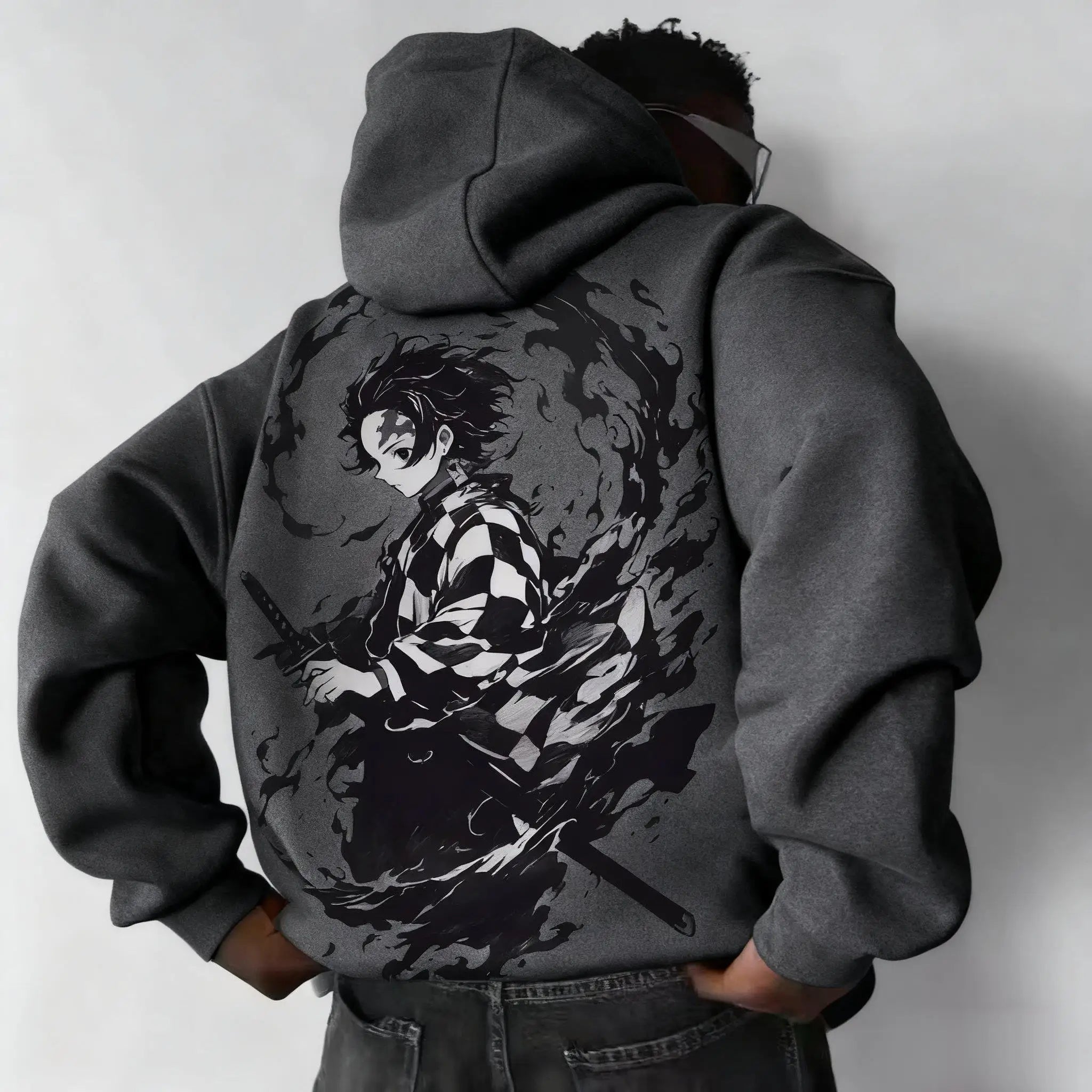 New Autumn Demon Slayer Anime Hoodie Men Women Streetwear Sweatshirt Pullover Graphic Print Long Sleeve Tops Casual Y2k Clothes