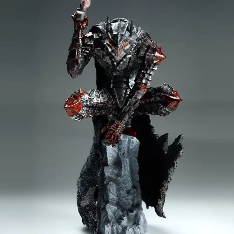 Hot 25cm Berserk Guts High Quality Anime Figure Guts Berserker Armor Action Figure Black Swordsman Figurine Model Toy Gifts